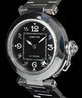 Cartier Pasha C W31043M7 Black Arabic Dial